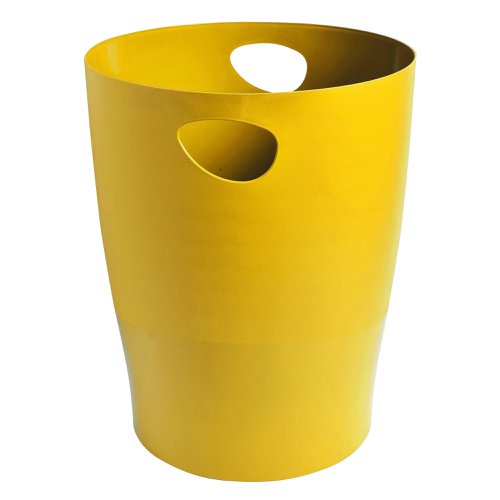 Exacompta Bee Blue 15 Litre Waste Bin 263 x 263 x 335mm Saffron (Each) - 45308D