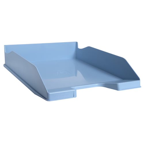 Exacompta Bee Blue Letter Tray 346 x 254 x 243mm Light Blue (Each) - 113209D