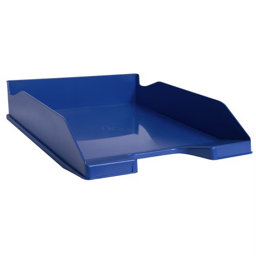 Exacompta Bee Blue Letter Tray 346 x 254 x 243mm Navy Blue (Each) - 113204D