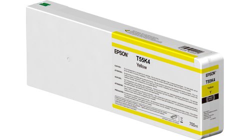 Epson Yellow P Series Ultrachrome HDX/HD Ink cartridge 700ml - C13T55K400