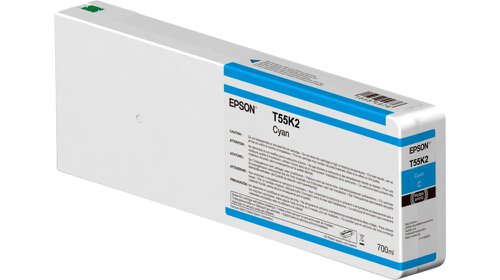 Epson Cyan P Series Ultrachrome HDX/HD Ink cartridge 700ml - C13T55K200