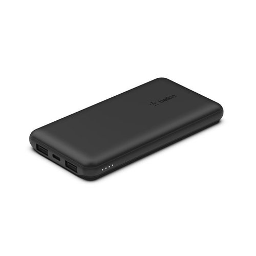 Belkin BoostCharge 10K USB-A USB-C 15W Power Bank Rose Black