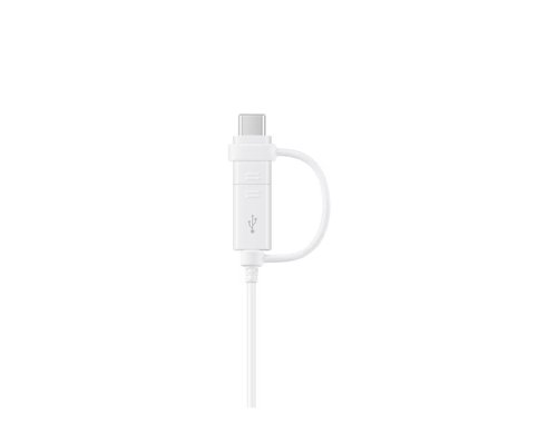 Samsung EP-DG930 1.5m USB-A to USB-C and Micro-USB Cable White