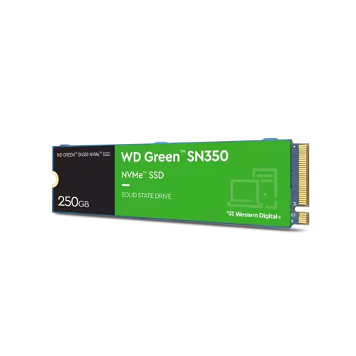 Western Digital Green SN350 M.2 250GB PCI Express 3.0 TLC NVMe Internal Solid State Drive