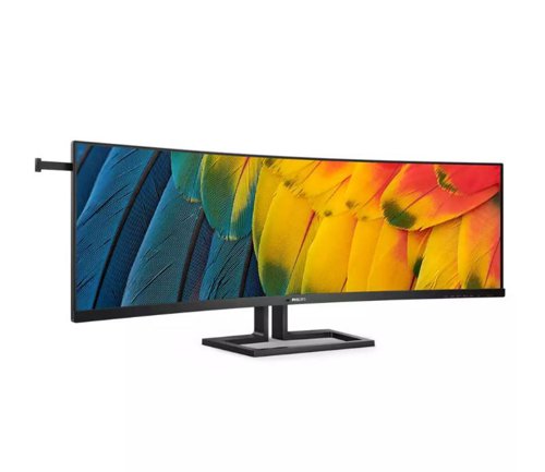 Philips 6000 Series 45B1U6900C 44.5 Inch 5120 x 1440 Pixels 5K2K UltraWide VA Panel HDMI DisplayPort USB C Docking Monitor