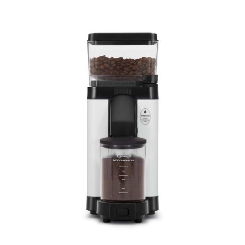 Moccamaster KM5 Burr Coffee Grinder Matte White UK Plug