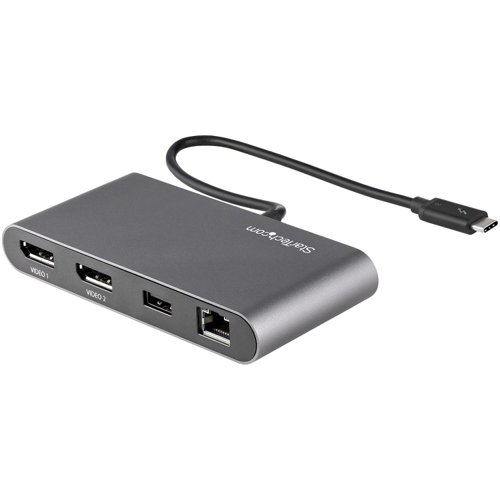 StarTech.com Dual DisplayPort 4K 60Hz Thunderbolt 3 Mini Dock