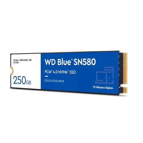 Western Digital Blue SN580 250GB M.2 PCI Express 4.0 TLC NVMe Internal Solid State Drive