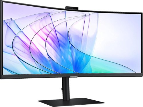 Samsung S65VC ViewFinity 34 Inch 3440 x 1440 Pixels Wide Quad HD VA Panel HDMI DisplayPort USB-C USB Monitor