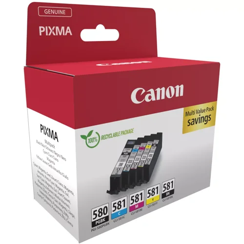 Canon PGI580/​CLI581 PGBK/​C/​M/​Y/​BK MULTI - 2078C007