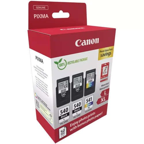 Canon PG540L/CL541XL PVP 2 x 11ml Black + 1 x 15ml Colour - 5224B015