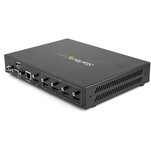 StarTech.com 2x2 HDMI Video Wall Controller 4K 60Hz HDMI 2.0 Video Input to 4x 1080p Output