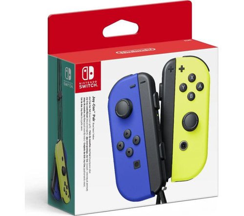 Nintendo Joy-Con Pair Neon Yellow and Neon Blue Gaming Controllers