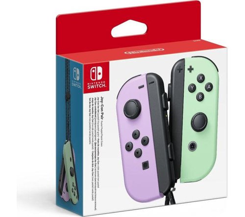 Nintendo Joy-Con Pair Pastel Purple and Pastel Green Gaming Controllers