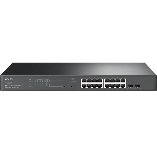 TP-Link JetStream 18-Port Gigabit Smart Switch with 16-Port PoE+