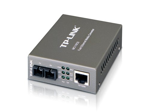 TP-Link MC110CS 10/100M RJ45 to 100M Single-Mode SC Full Duplex up to 20km Fibre Converter