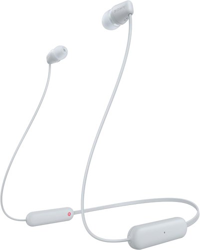 Sony WI-C100 Headset Wireless In-ear Calls Music Bluetooth White