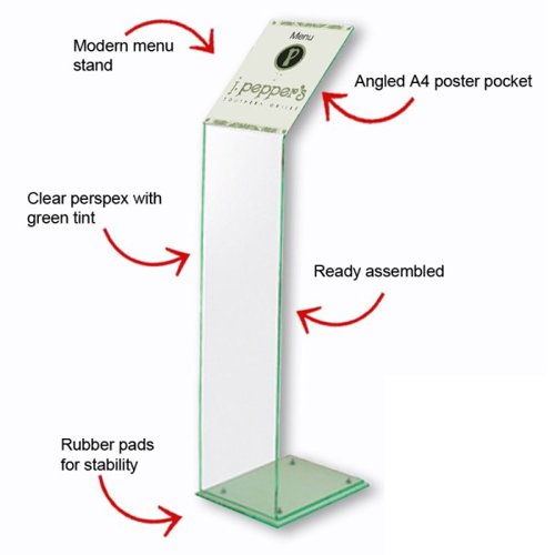 SECO Acrylic Menu Board A4 - AMB-1/4 -