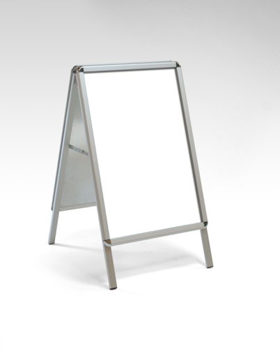 SECO Aluminium Snap Frame A-Board 32mm 20 x 30 Inches Silver - 2030AB