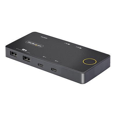 StarTech.com 2-Port USB-C KVM Switch with Passthrough Power Delivery