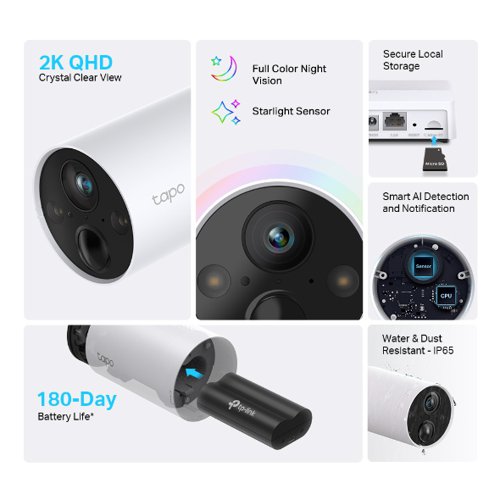 TP-Link Tapo Smart Wire-Free 2 Camera Security System