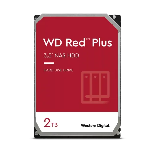 Western Digital Red Plus 2TB NAS SATA 3.5 Inch Internal Hard Drive