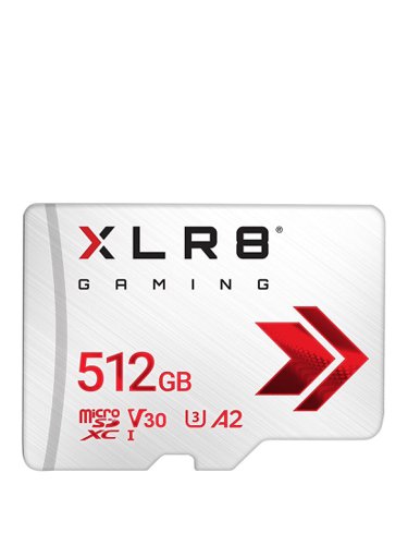 PNY XLR8 512GB UHS-I Gaming Class 10 U3 V30 MicroSDXC Memory Card