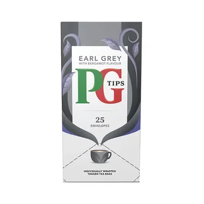 PG Tips Earl Grey Tea Bag Enveloped (Pack 25) - 0800398