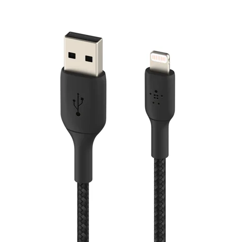 Belkin BoostCharge 1m Black Braided Lightning to USB-A Cable