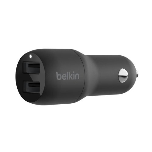 Belkin BoostCharge 24W Dual USB-A Car Charger