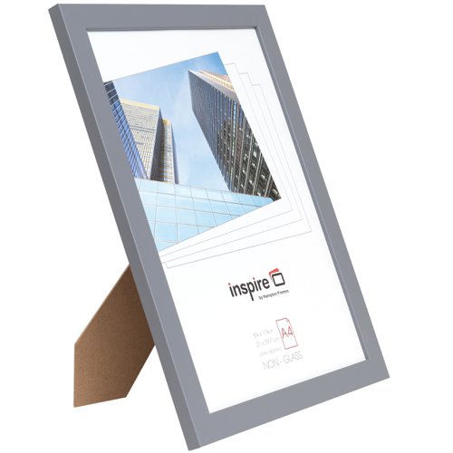 Zurich 2cm Wide MDF Paperwrap Certificate Frame A4 Light Grey - ZURA4GRY