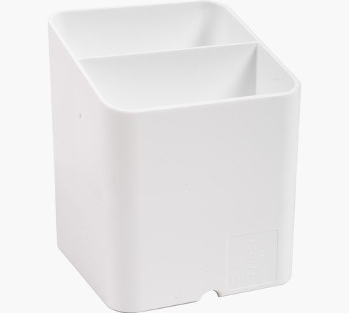 Exacompta PEN-CUBE Pen Pot 74 x 74 x 93mm White - 67713D