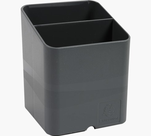 Exacompta PEN-CUBE Pen Pot 74 x 74 x 93mm Grey - 67707D