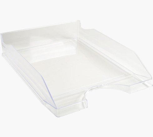 Exacompta ECOTRAY Letter Tray 345 x 255 x 65mm Clear - 12323D