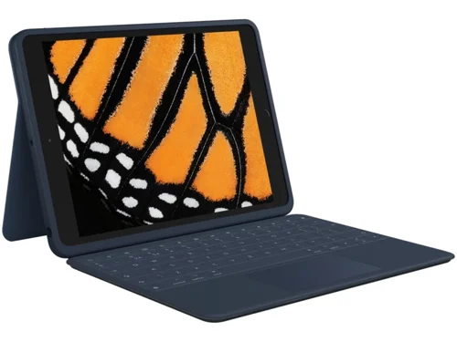 Logitech Rugged Combo 3 Touch - Keyboard Trackpad Case for iPad 7th 8th and 9th Generation