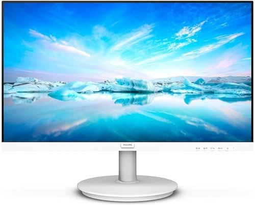 Philips V Line 241V8AW 23.8 Inch 1920 x 1080 Pixels Full HD IPS Panel HDMI VGA White Monitor