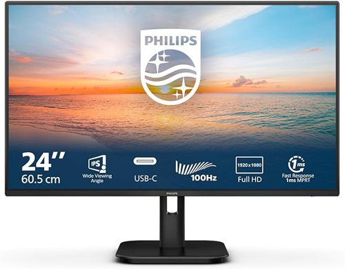 Philips 1000 Series 24E1N1300A 23.8 Inch 1920 x 1080 Pixels Full HD IPS Panel HDMI USB-C Monitor