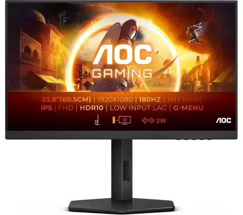 AOC G4 23.8 Inch 1920 x 1080 Pixels Full HD FreeSync HDMI DisplayPort Gaming Monitor