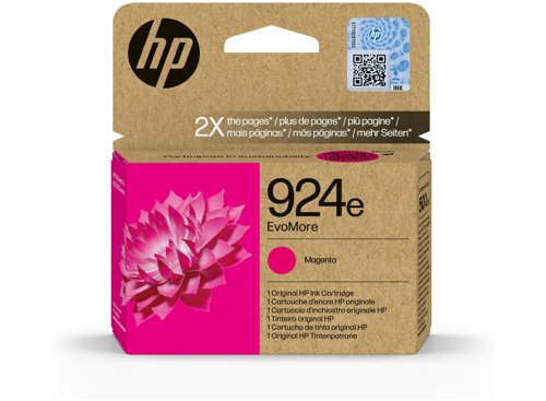 HP 924e EvoMore Magenta Ink Cartridge - 4K0U8NE