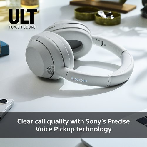 Sony ULT Power Sound White Bluetooth Wireless Headphones