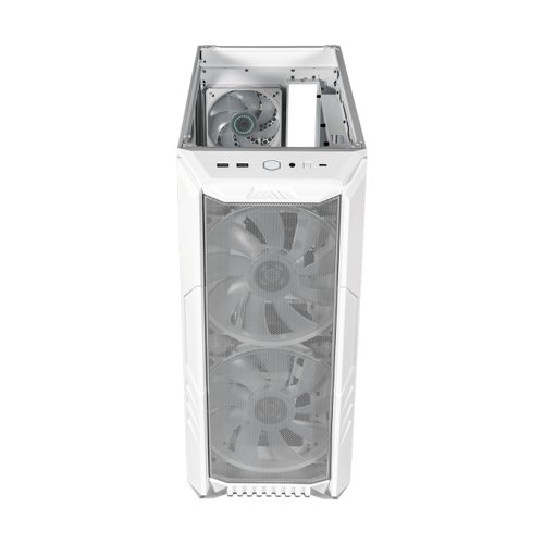 Cooler Master HAF 500 High Airflow ATX Mid-Tower White PC Case