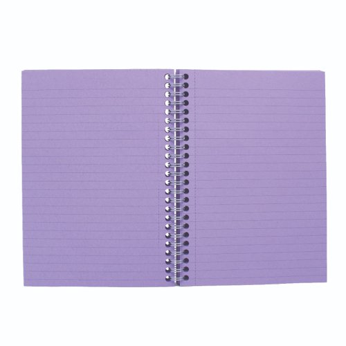 Pukka Pads Irlen Jotta A4 Wirebound 200 Lavender Perforated Pages Paper Tinted Ruling With Margin (Pack 3) - IRLJOTA4(LAV)