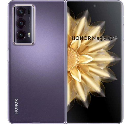 Honor Magic V2 6.43 Inch Qualcomm Snapdragon 8 Gen 2 Dual SIM 16GB RAM 512GB Storage Android 13 Purple Mobile Phone