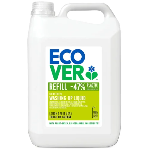 Ecover Washing Up Liquid Refill Lemon & Aloe 5L - 4004570