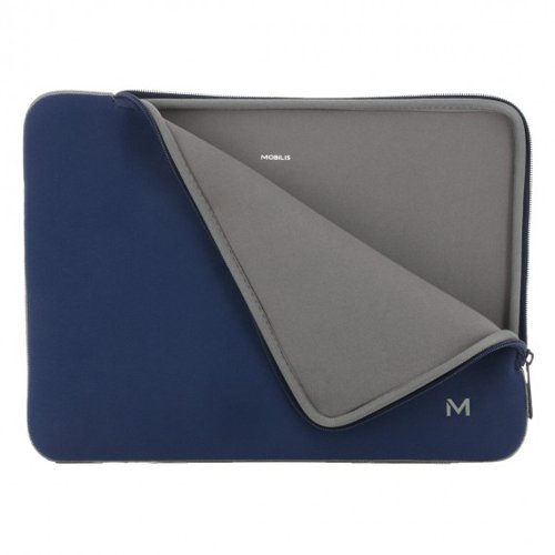 Mobilis Skin Sleeve 12.5 to 14 Inch Apple MacBook Pro Navy Blue Grey Case