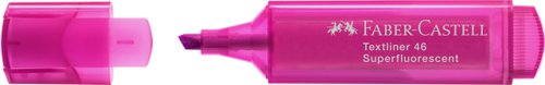 Faber-Castell Highlighter Textliner 46 Pink (Pack 10) - 154628