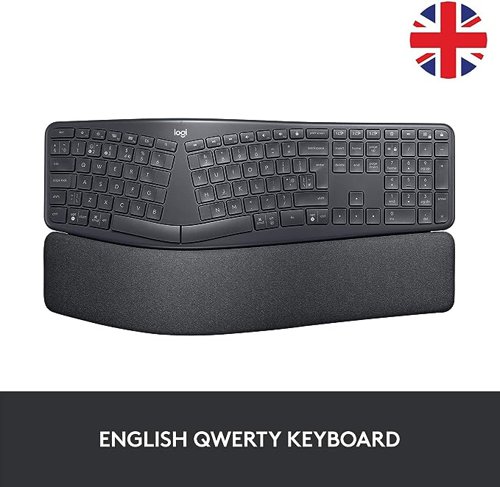 Logitech Ergo K860 RF Wireless + Bluetooth Keyboard for Business