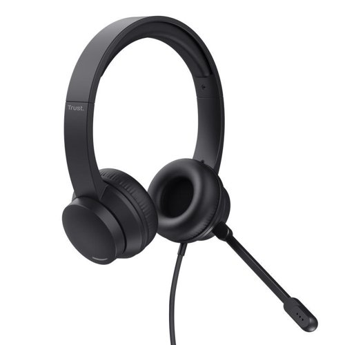 Trust HS-201 Wired USB Black PC Headset