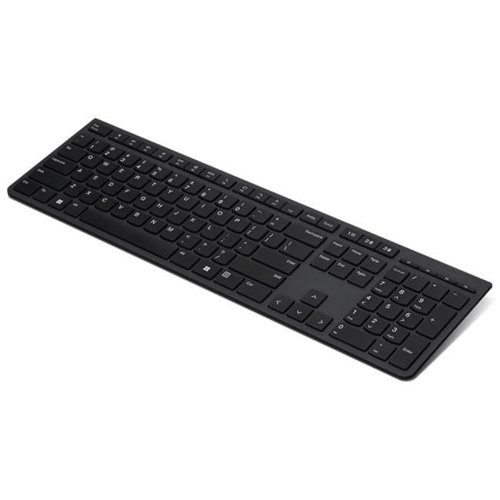 Lenovo Professional RF Wireless + Bluetooth QWERTY UK English Rechargeable Keyboard