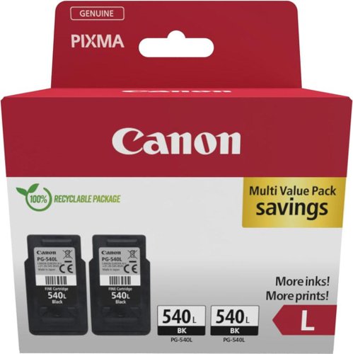 Canon 5224B020 PG540L Twin Pk Black Ink